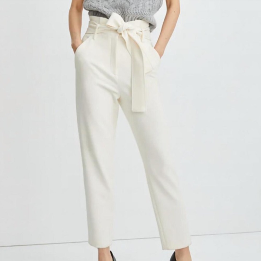 Veronica Beard Setti Pant/Trouser in Ecru
